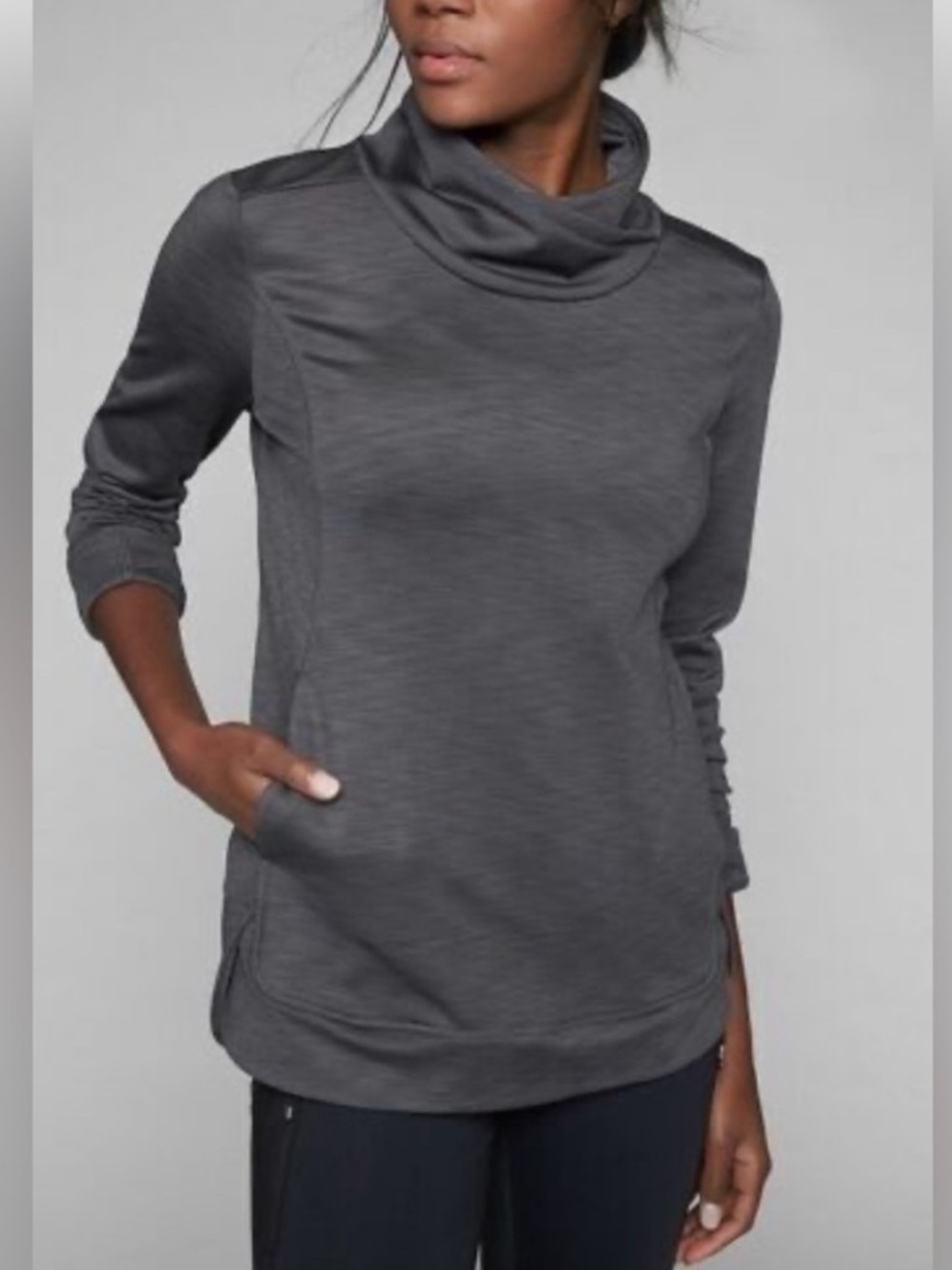 Athleta Stowe Pullover Gray size XL